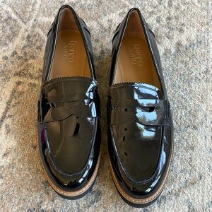 Franco Sarto patent leather loafers